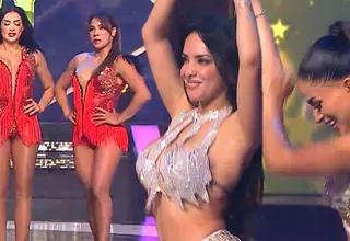 Michelle Soifer se incomodó tras perder reto de baile contra Rosángela y Onelia