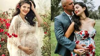 Nicole Faverón anunció el nacimiento de su primer bebé con tierna foto