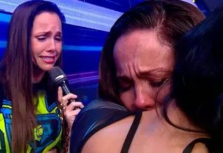 Paloma Fiuza lloró desconsoladamente al recordar a su papá durante la sorpresa a cantante de orquesta Bembé