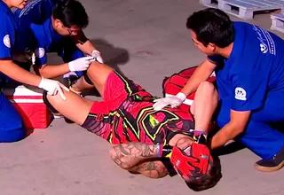 Pancho Rodríguez sufrió fuerte lesión tras dejarlo todo en nueva competencia extrema de EEG