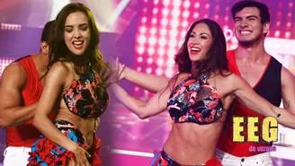 Rosángela Espinoza y Melissa Loza bailaron cumbia en espectacular dupla