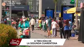 Covid 19 en Perú: así se registran las enormes colas en supermercados tras la segunda ola