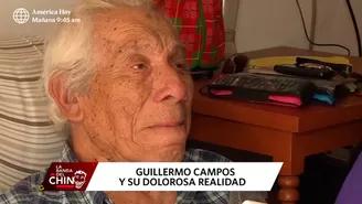 Guillermo Campos pide ayude por su salud y revela que quieren desalojarlo