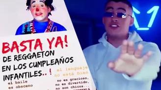 Reggaetón: Payaso "Jaboncito" propone eliminar este género en fiestas infantiles