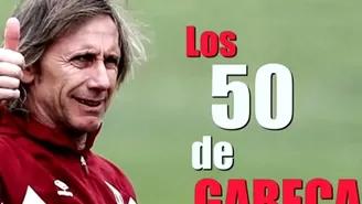 	Ricardo Gareca cumplió 50 partidos dirigiendo a la Selección Peruana.