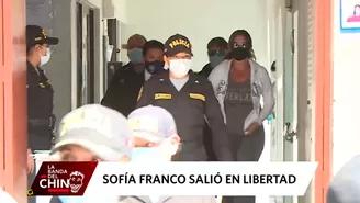 Sofía Franco: así fue su salida de la comisaría de La Molina