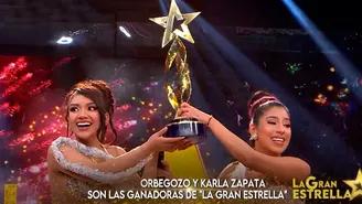 Final de La Gran Estrella: Indira Orbegozo y Karla Zapata fueron las ganadoras del programa