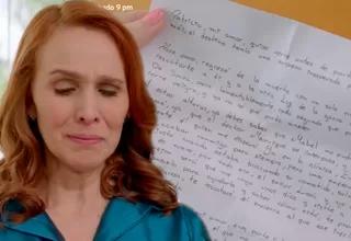 Patricia lloró al leer emotiva carta de Chubi y enterarse que se fue del país