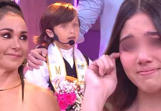 Gaela Barraza lloró por sorpresa de su hermanito Gabriel de 7 años