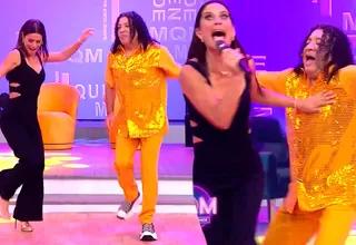 María Pía Copello dejó impactado a la "Carlota" al bailar huayno en vivo, pero ocurrió lo peor