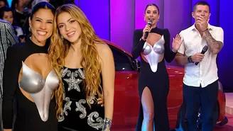 María Pía Copello lució vestido en vivo: Huele a Shakira.