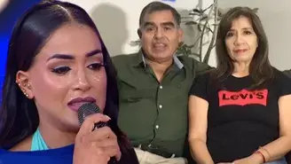 Onelia Molina lloró por conmovedor sorpresa de sus papás.