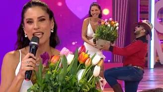 María Pía Copello recibió en vivo romántico detalle de su esposo