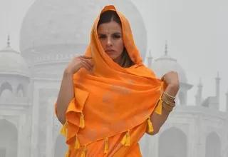Alejandra Baigorria enfrentó a usuaria que se burló de su traje en Taj Mahal
