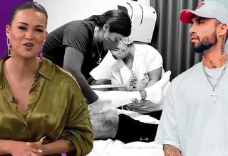 Angie Arizaga le envió alentador mensaje a Jota Benz tras lesión en EEG