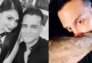 ¿Christian Domínguez se borró tatuaje del rostro de Pamela Franco?