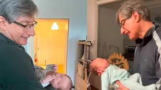 Federico Salazar protagonizó conmovedor encuentro con su primer nieto Sebastian Mateo: "Una alegría total"