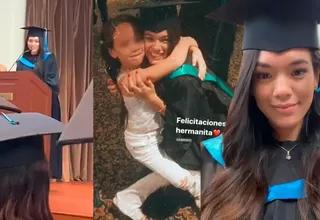 Jazmín Pinedo se graduó y le dedicó conmovedor discurso a su hija Khaleesi: "Por ti, nena bonita"