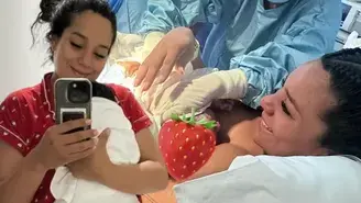 Marianita Espinoza compartió fotos del nacimiento de su bebé