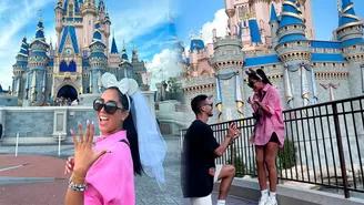 Melissa Paredes: Anthony Aranda le pidió la mano con hermoso anillo de compromiso en Disney