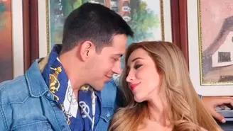 Romina Gachoy y Jean Paul Santa María confirmaron reconciliación con apasionado beso