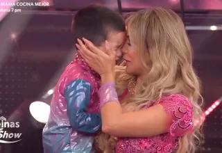 Paula Manzanal enternece al presentar a su hijo Valentino en Reinas del Show