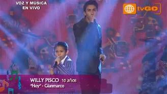 Daniel Lazo y Willy Pisco interpretaron el tema "Hoy"