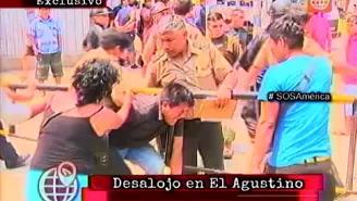 El Agustino: desalojan a 7 familias que invadieron área pública