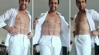 Antonio Pavón presumió su nuevo abdomen de infarto: “Como de 20 años"