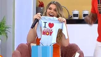 Brunella Horna se emocionó por tierno regalo tras cumplir 6 meses de embarazo