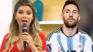 Brunella Horna reveló la locura que hizo para intentar conocer a Messi