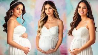 Luciana Fuster, Valeria Piazza y Flavia Laos: así lucirían embarazadas.