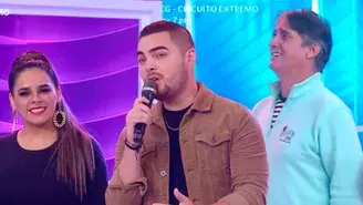 Álvaro Rod y Giuliana Rengifo estremecieron el set al cantar "Tesoro mío" de Guillermo Dávila