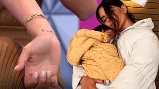 Ivana Yturbe mostró el tatuaje que se hizo por su hija Almudena.