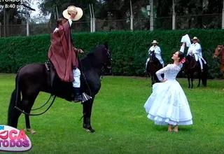 Maju Mantilla se lució bailando marinera con caballos de paso: "Es un orgullo"