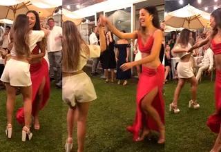 Luciana Fuster y Ale Fuller protagonizaron sensual baile en plena fiesta de compromiso al ritmo de salsa