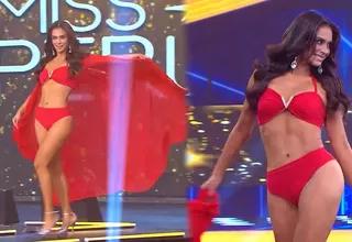 Nathaly Terrones hizo su debut en Miss Perú 2023 con sensual traje de baño