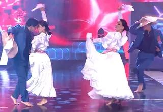 Onelia Molina y Raúl Carpena cautivaron al bailar espectacular marinera norteña en vivo en "Dale play"