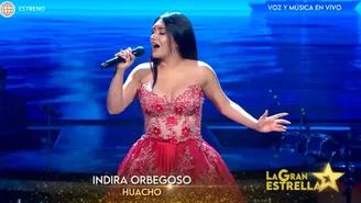 Indira Orbegoso debutó en La Gran Estrella con "Marinero de luces" e impresionó al jurado.