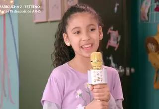 Luz ensayó para la final de concurso de canto e interpretó "Júrame"