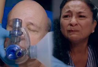 Yolanda lloró al ver a Ciro en ambulancia por descompensación
