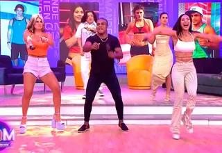 Macarena Vélez, Fabianne Hayashida y "Pantera" Zegarra se reencontraron para bailar clásico tema Combate