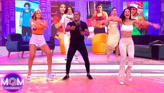 Macarena Vélez, Fabianne Hayashida y "Pantera" Zegarra se reencontraron para bailar clásico tema de Combate