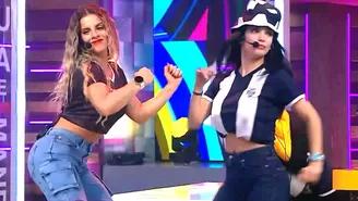Rosángela Espinoza y Alejandra Baigorria se enfrentaron en duelo de baile al ritmo de salsa.