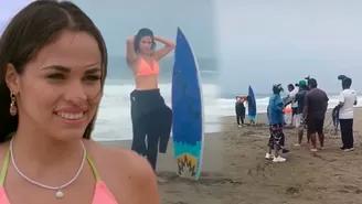 Maricucha 2: Mira el detrás de cámaras de Raysa Ortiz y la escena en la playa