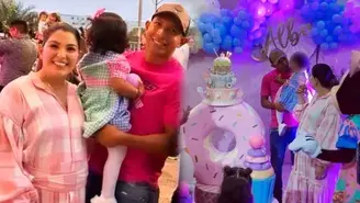 Edison Flores y Ana Siucho celebraron a lo grande los 2 años de su hija Alba