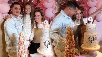 Gino Pesaressi y Mariana Vértiz celebraron por todo lo grande cumpleaños de su hija Gia