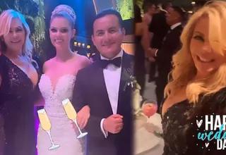Gisela Valcárcel elogió a Brunella Horna y Richard Acuña: “De las bodas más lindas a las que he asistido”