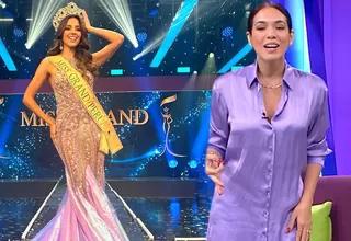 Jazmín Pinedo felicitó a Luciana Fuster tras ganar Miss Grand Perú: "Se veía venir"