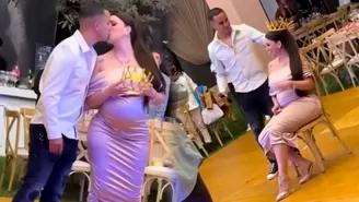 Melissa Klug y Jesús Barco protagonizaron romántico momento en baby shower de su hija